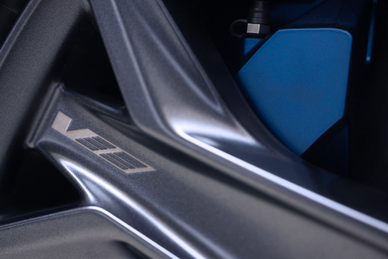 Close-up of the 2026 OPTIQ-V Brembo Performance Front Brakes | D'Addario Cadillac in Shelton CT